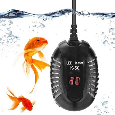 Aquarium-Heizung mit Temperaturanzeige, Mini-verstellbare Aquarium-Heizung,