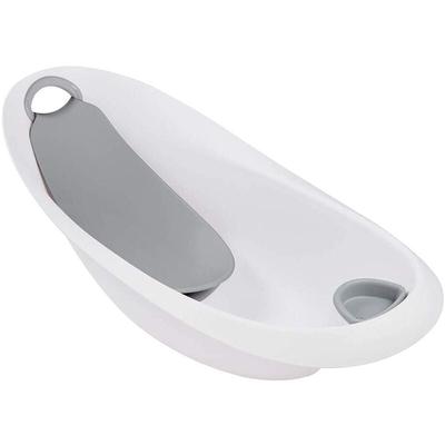 Ergonomische Badewanne mit weichen Griffen Sterne, anatomischer Sitz und Deckel, 0 bis 6 Monate,