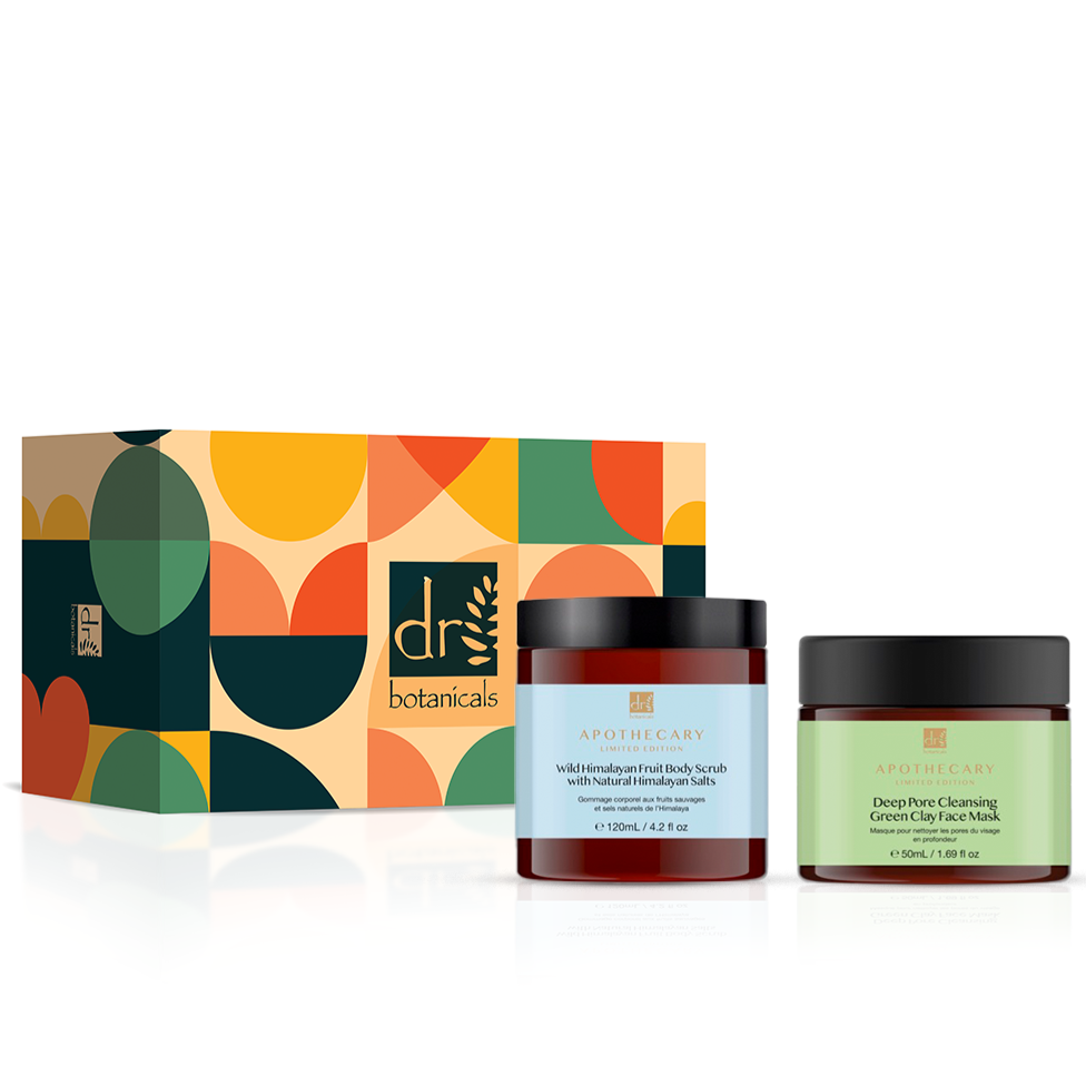 Dr. Botanicals Rebalancing Mask & Himalayan Body Scrub Anti-Ageing Kit Image