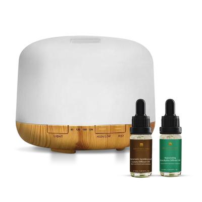 Dr Botanicals Premium 5 In 1 Aromatherapie Aromatisches Sandelholz + Verjüngendes Eukalyptus Diffuser-Set