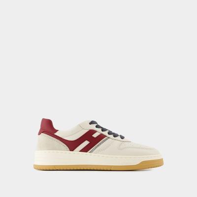 Sneakers H630 - Hogan - Leder - Beige