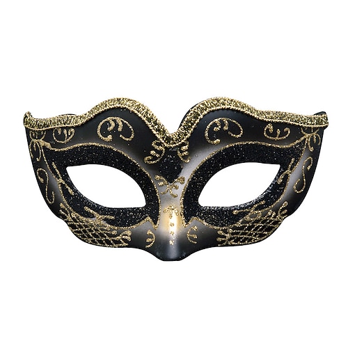 Karneval 2026 Karnevalsmaske Arlecchina Karneval Venezianische Maske Columbina Halbgesicht Erwachsene Damen Halloween Karneval Party Maskerade Karneval von Venedig Einfaches Karnevalskostüm Verkleiden Image