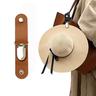 Multi-functional Leather Hat Clip For Travelling And Camping - Securely Attaches Hat To Bag Or Luggage