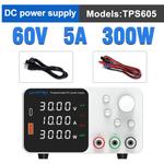 Bloc d'alimentation 0-60V 0-5A Réglable 300W, Affichage numérique Alimentation dc