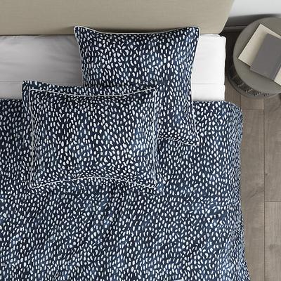 Thandie Watercolor Printed Sham - Indigo Standard - Ballard Designs
