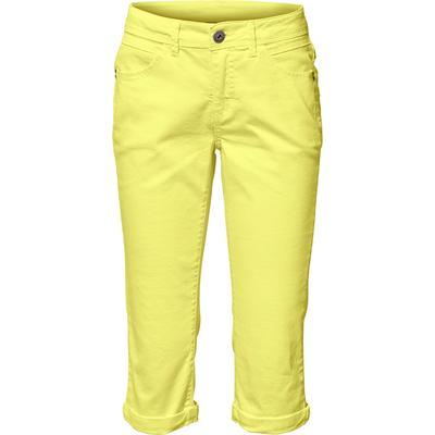 3/4-Hose HEINE, Damen, Gr. 42, Normalgrößen, gelb (hellgelb), 98% Baumwolle, 2% Elasthan, unifarben, knielang, Hosen Image