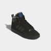 Sneakerboots ADIDAS SPORTSWEAR "RAPID COURT MID WINTERIZED", Damen, Gr. 35,5, schwarz (core schwarz, grau six, bright royal), Synthetik, sportlich, Schuhe, Sneaker, Schnürboots, Winterschuhe
