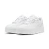 Sneaker PUMA "KARMEN II IDOL", Gr. 38,5, weiß (puma weiß, puma weiß, puma silber), sportlich, Schuhe