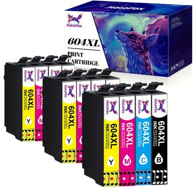 TEMU 604 Xl Printer Cartridges Compatible With Epson 604xl Cartridges For Home Xp-3200 Xp-3205 Xp-4200 Xp-4205 Xp-2200 Xp-2205, Workforce Wf-2910 Wf-2930 Wf-2935 Wf-2950 (pack Of 12)