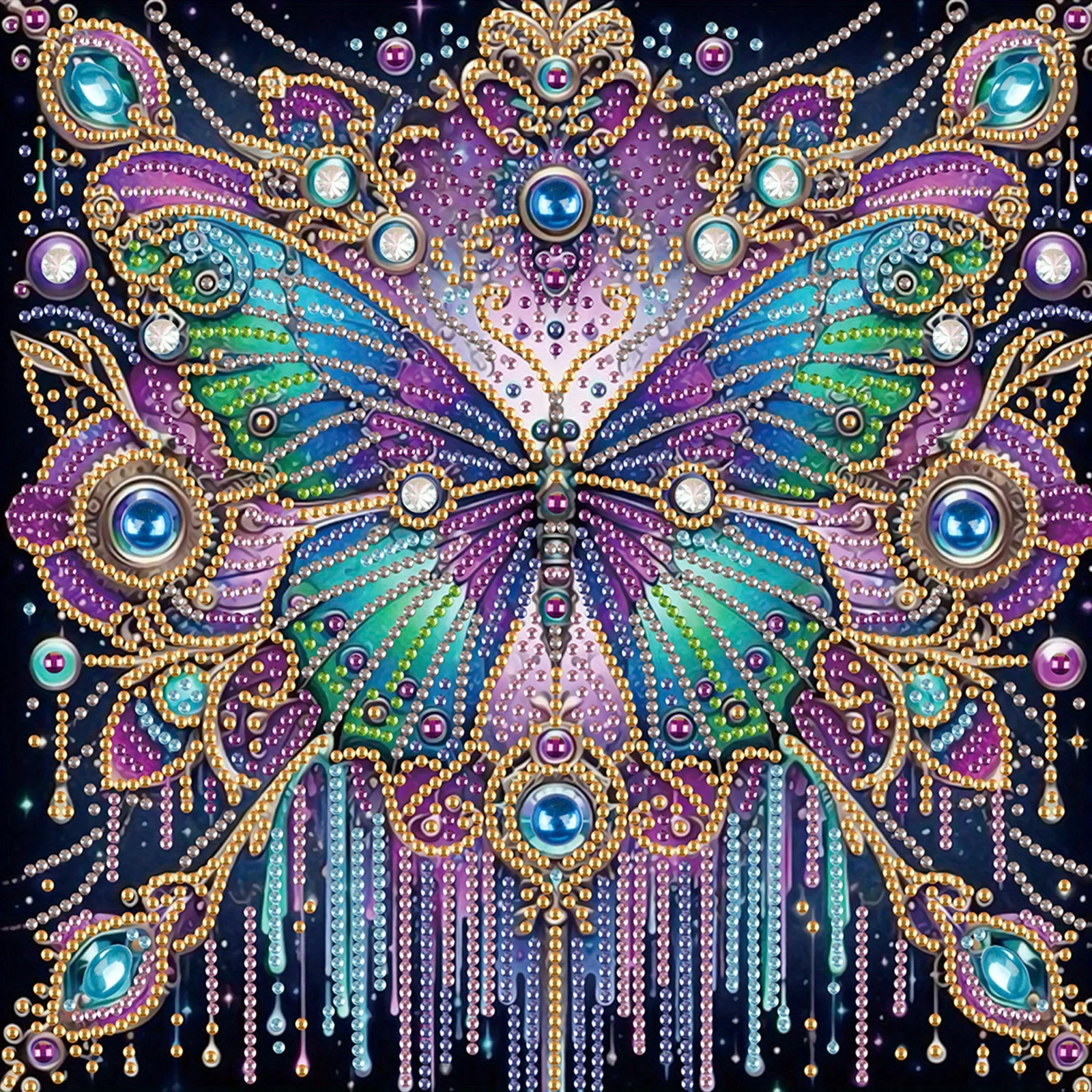 Analyste d'art de diamant de forme spéciale 5D pour les débutants, kits colorés de peinture d'art de diamant, cadeau de décoration de mur à la maison, 56.flies, bricolage