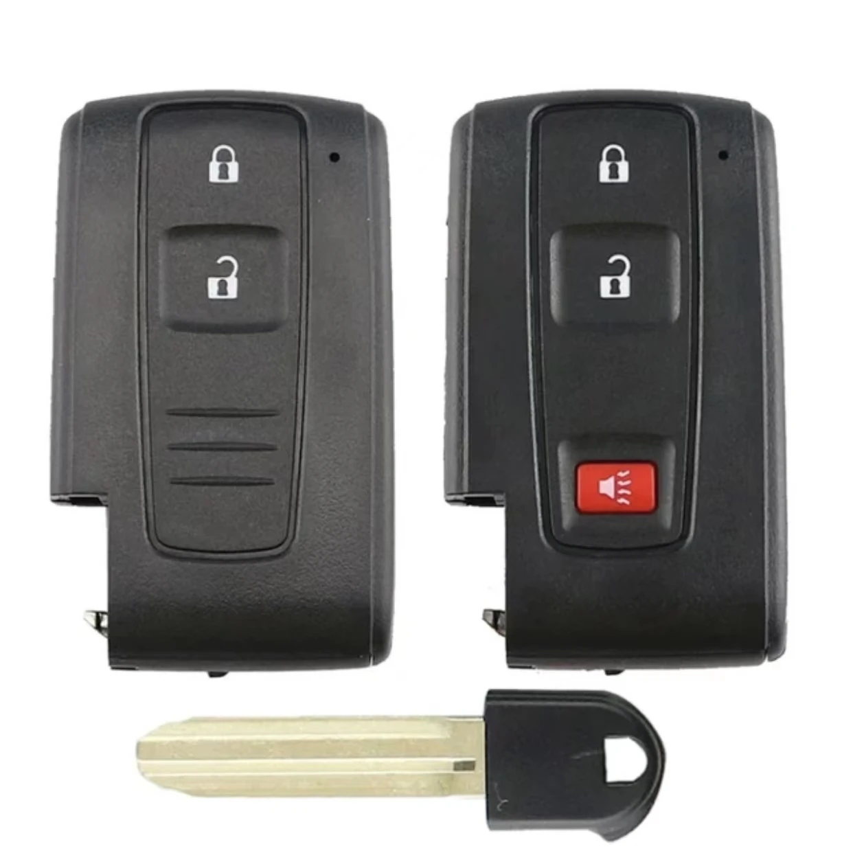 Étui pour clé de voiture pour MOZB21TG/B31EG Toyota Prius 2004 2005 2006 2007 2008 2009 Corolla Verso Camry coque de clé de voiture intelligente télécommande 2/3BT