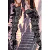 Luxus Kristall Decor Oberschenkel Hohe Stiefel Frauen 2020 Runway Bling Bling Schnalle Belted Winter frauen Stiefel Party Frauen Herbst schuhe