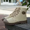 Männer Leinwand Schuhe High Top Stiefeletten Military Tactical Männlich Stiefel Casual männer