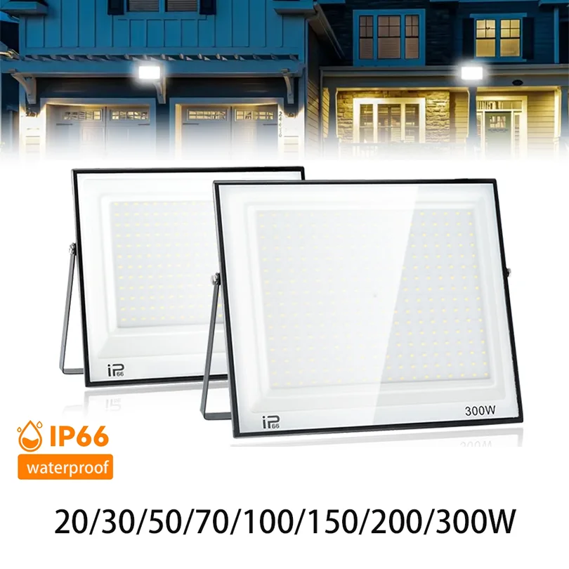 LED PIR Motion Sensor Flutlicht Outdoor Wand Licht Weißes Licht AC220 150W 100W 50W 30W IP66 Wasserdichte LED Strahler Für Garten