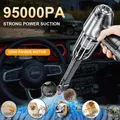 Aspirapolvere per auto aspirapolvere portatile senza fili 95000PA forte aspirazione Mini aspirapolvere portatile ventilatore ad alta potenza per la casa dell'auto