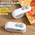 Mini macchina per sigillare sacchetti di calore Macchina per sigillare sacchetti di plastica portatile 2in1 Sigillatrice di calore per sacchetti di plastica portatile ricaricabile tramite USB