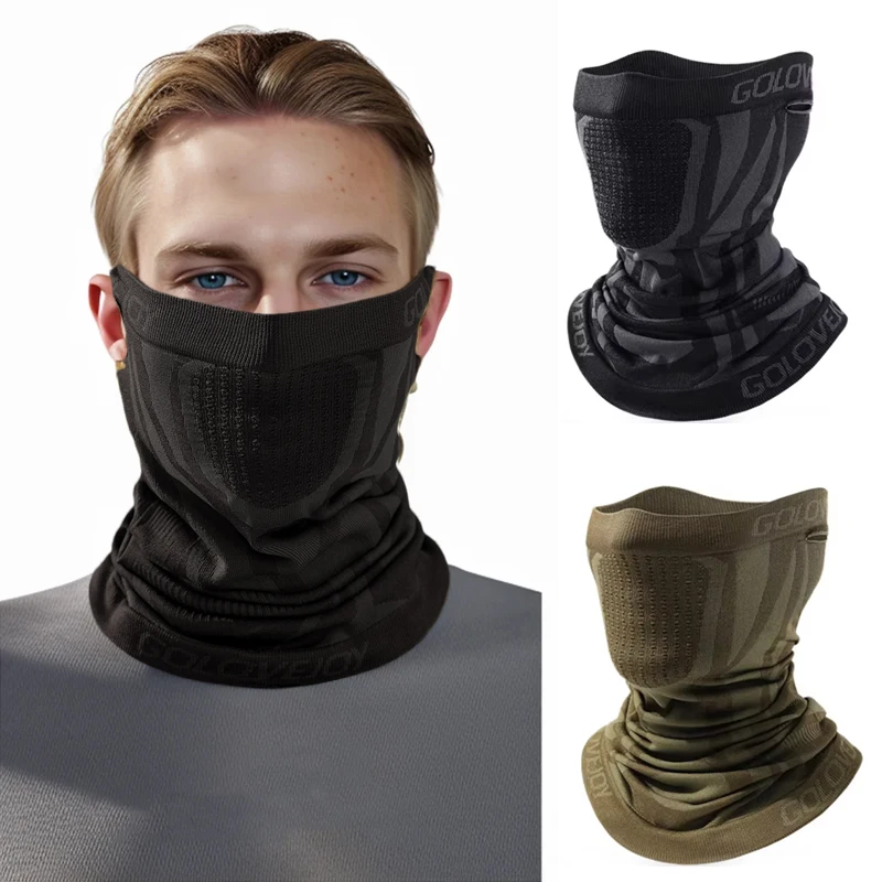Motorrad Maske Winter Gestrickte Schal Gesichter Abdeckung Hals Wärmer Winddicht Radfahren Snowboard Ski Wandern Masken Schlauch Schal Wandern Maske Image