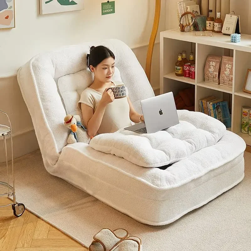 Faules Sofa zum Liegen und Schlafen, einzelnes Tatami-Schlafzimmer, kleines Sofa, zusammenklappbares Schlafsofa