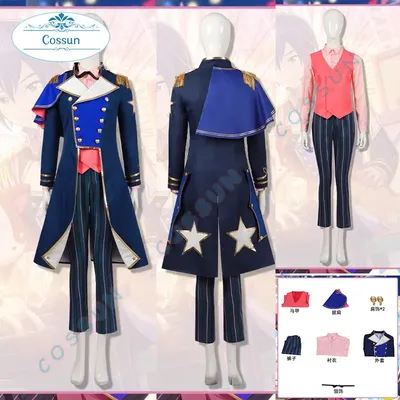 Angepasst Spiel Projekt Sekai Bunte Bühne KAITO Cosplay Kostüm Phantasie Party Anzug Mantel Hemd Hosen Halloween Uniformen Image