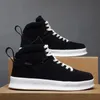 Designer Herren Turnschuhe Marke Herren Leder High-Top-Skateboards chuhe atmungsaktive Hip-Hop-Schuhe Straßen schuh Zapatos Para Hombres