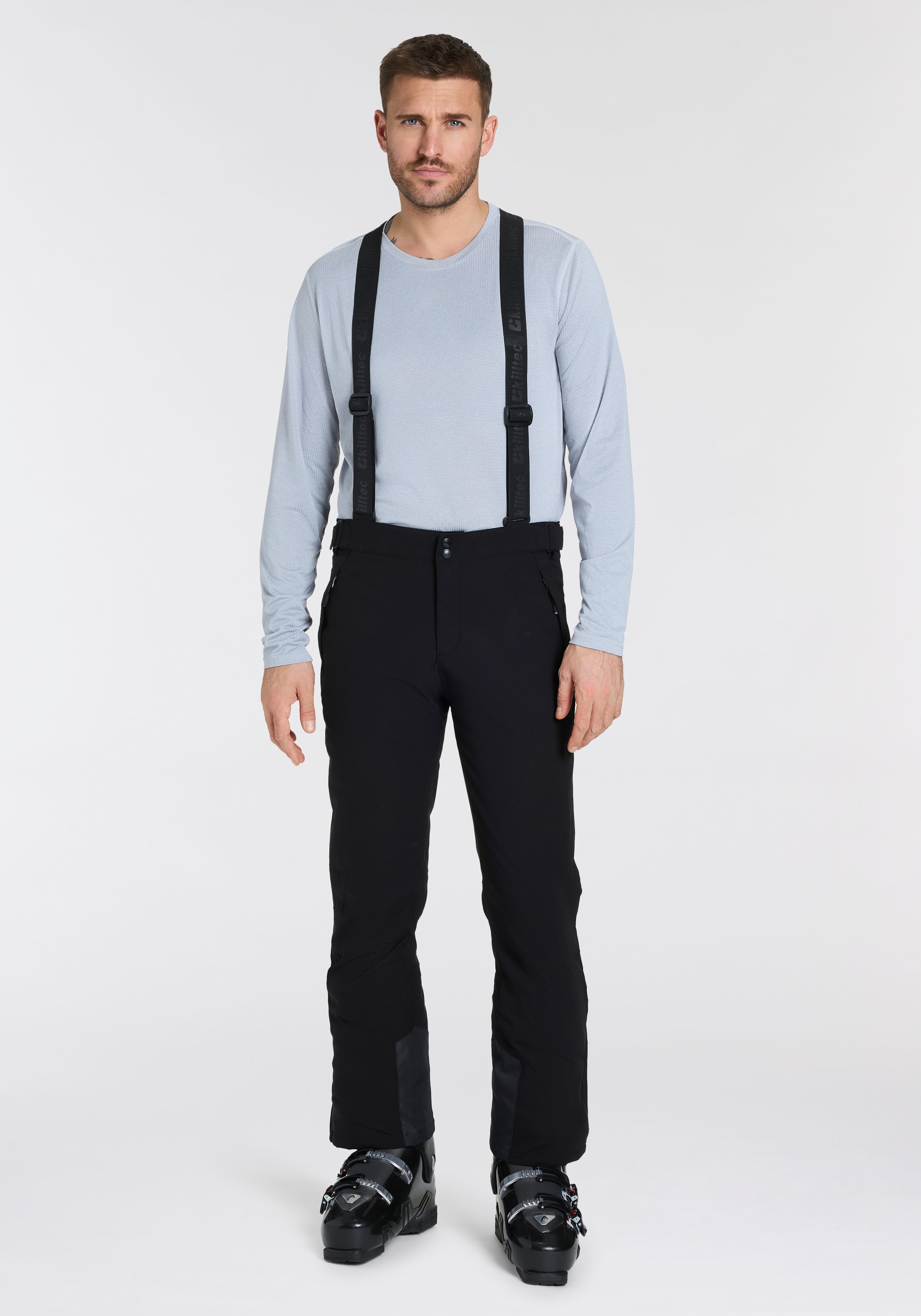 Skihose KILLTEC "LAROK", Herren, Gr. XL, N-Gr, schwarz, Obermaterial: 100% Polyester, Hosen, Wasserdicht Image