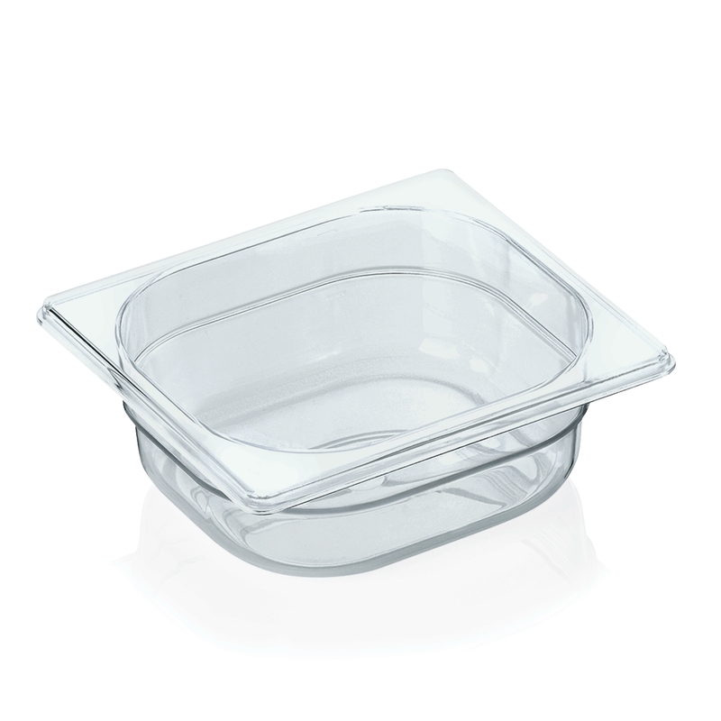 22x GN Behälter 1/6, 65 mm, 1 L, mit Skalierung, Polycarbonat, GN 94 Image