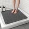 TEMU 1pc Jynor Bathroom Anti-slip Mat - Foam Sponge Based, Waterproof, 53x53cm, Pvc Material With Nylon, Ideal For Doorstep, Toilet, Kitchen, Household Cleaning, And Easy To Clean, For Home Use