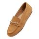 COOL COSER C Women's Wide Loafers Casual Slip on Flat Shoes Women's Comfort Penny Loafers with Arch Support Women Dressy Moccasins, Tan.suede, 8 Wide