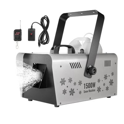 Snow Machine, Snow Making Machine with 8 LED RGB Lights and Remote Control, Halloween, Wedding, DJ Parties and Valentine's Day