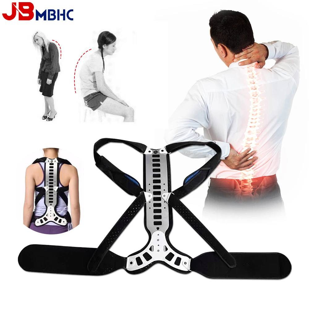 Haltungskorrektur für den oberen Rücken, verstellbare Haltung, Schlüsselbeinstütze, Korrektor für den Rücken, gerade Schultern, Brace Strap Correctpor Image
