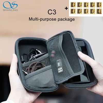 Tragbare Aufbewahrung sbox Trage tasche Abdeckung für Shanling c3 m0 m1 m3s m5s fiio m5 m6 m9 m7 m3k m11 m15 m11 pro Mehrzweck tasche Image