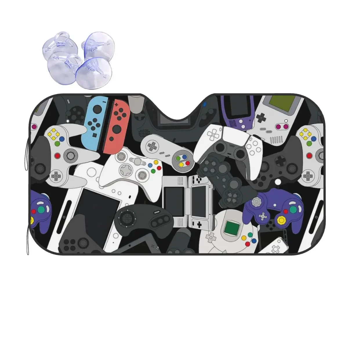 Gamer Controller alle Mode Sonnenschutz Windschutz scheibe 70x130cm Videospiel Gaming Folien Sonnenschutz Visier Sonnenschutz
