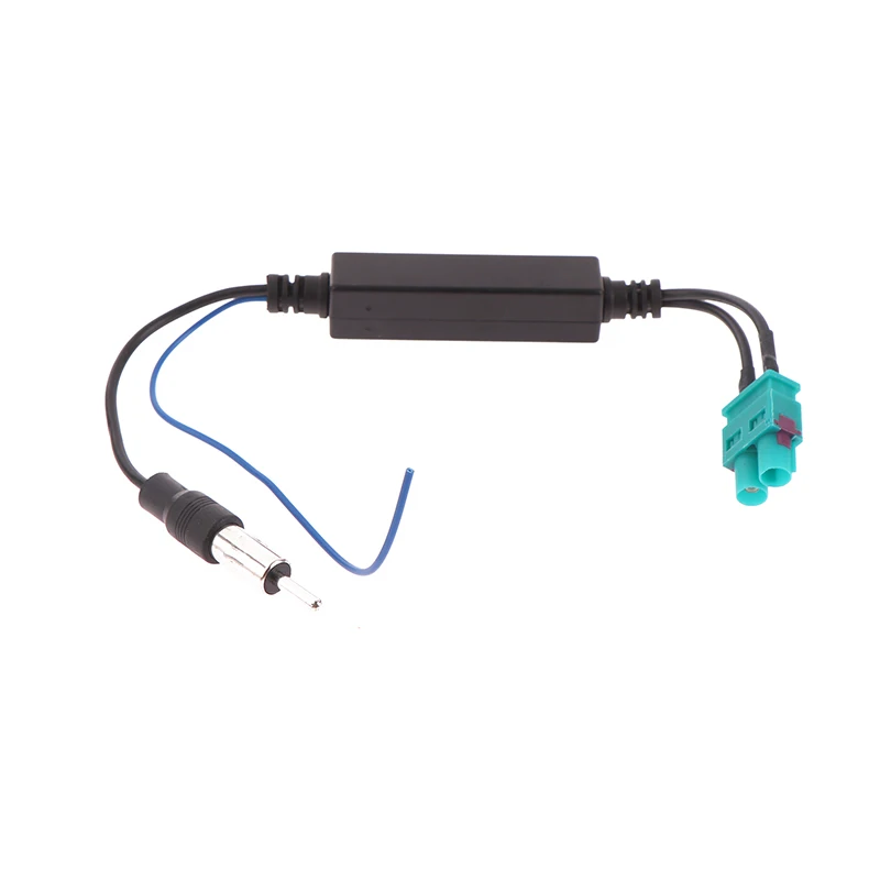 Innovative Für Volkswagen Audi Cayenne Fahrzeug Signal Antenne FM Radio Antenne Auto Zubehör Männlichen Dual Verstärker Adapter Image