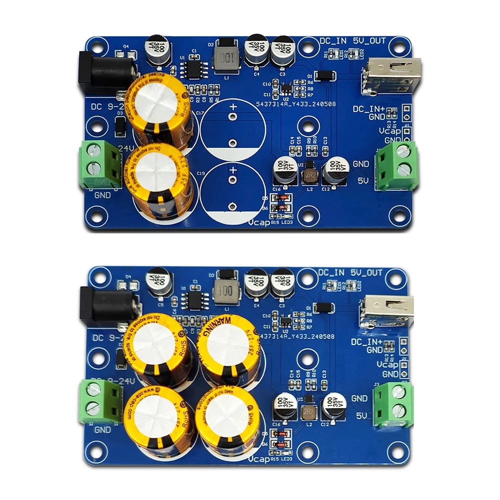 USV-Unterbrechungsfreie Stromversorgungsplatine für Raspberry Pi DC9-24V Eingang 5V 3A Ausgang Power-Off-Konservierung USV-Spannungsschutz Image