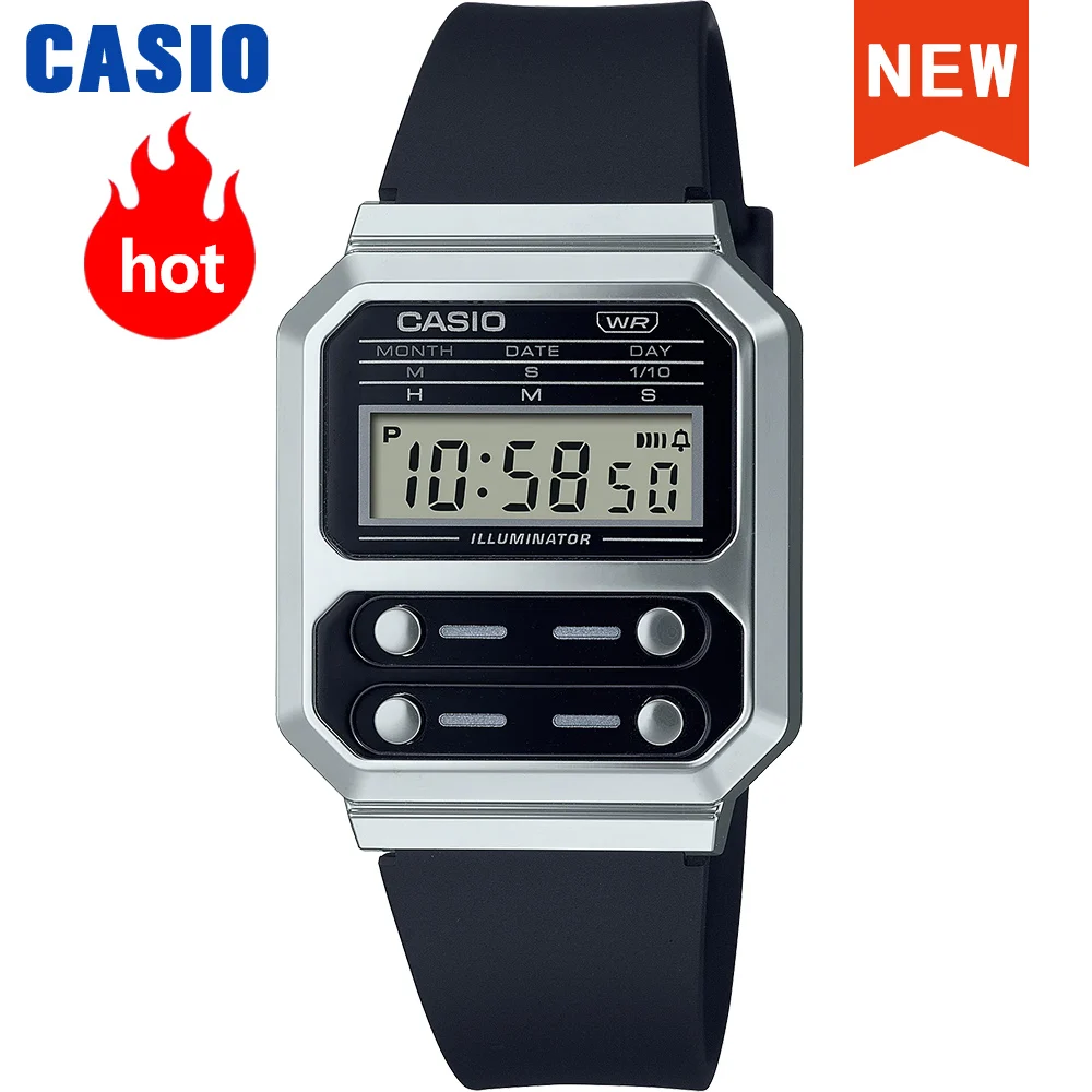 Casio Uhr Uhr für Männer Retro Trend Sport kleine quadratische Uhr LED digital wasserdicht Quarz Herrenuhr Relogio Masculi Image