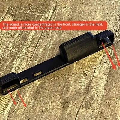 Für Lenovo Legion Go-Lautsprecher und Fan Port Extender und Fan 3D reduzieren auf Rauschen Druck Image