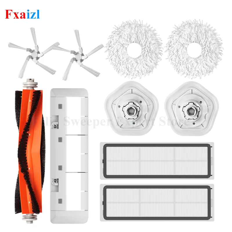 Zubehör für Xiaomi Dreame Bot W10 / W10 Pro Roboter Staubsauger Teile Haupt bürste Mop Hepa Filter Mop Pad Ersatz Image