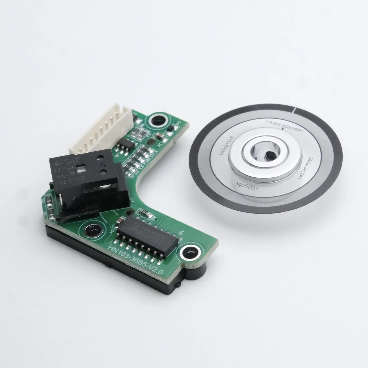 1000PPR ABZ 3-Phasen-Encoder-Modul für 42 mm industrielle Schritt-Servomotor-Filmcode-Platte HN103-36B-5 5 mm Loch Image