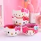 cartoon Bowl Hello Kitty Cartoon Soup Bowl Creativity Tableware Instant Noodle Bowl Party Tableware Household for Gifts