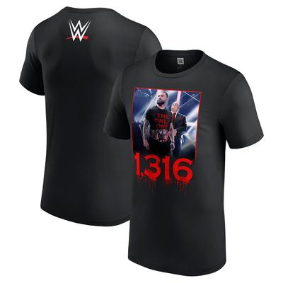 Schwarzes T-Shirt für Herren von Paul Heyman und Roman Reigns Image