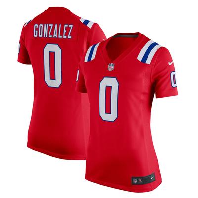 Maillot New England Patriots Nike Game Ausweichtrikot - Rot - Christian Gonzalez - Damen Image