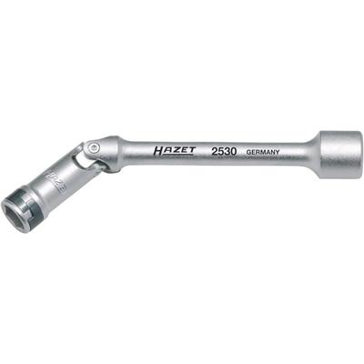 Hazet - Glühkerzen Steckschlüssel, Vierkant hohl 10 mm (3/8), Außen-Sechskant-Tractionsprofil, 10 mm Image
