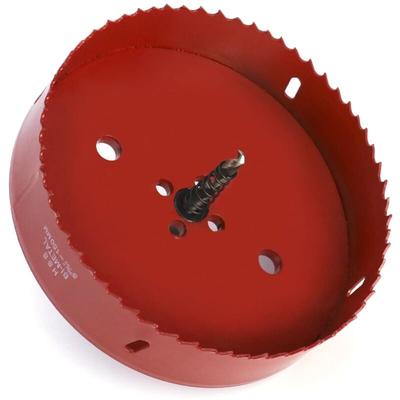 Bimetall-Lochsäge ø 150 mm, hss M42 Schnellarbeitsstahl, mit Sechskantschaft und Bohrer für Image