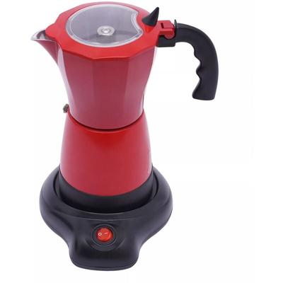 Gojoy - Elektrischer Espressomaschine mit Basis, Espressokocher für 6 Tassen Kaffee