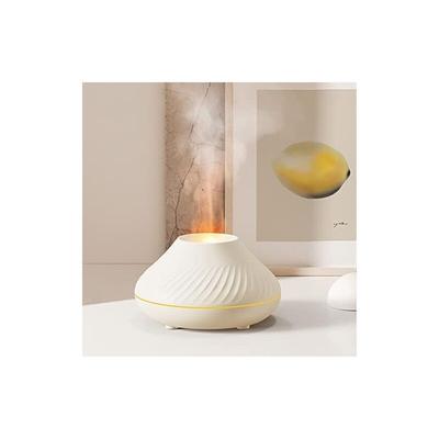 Flammenaroma-Diffusor für ätherische Öle, Luftbefeuchter, 7 Flammenfarben, für Zuhause,