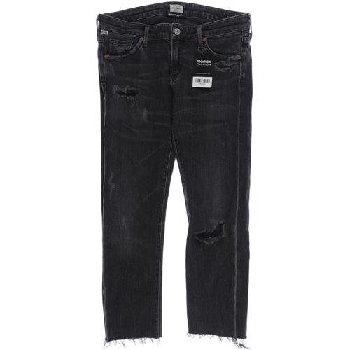 Citizens of humanity Damen Jeans, Gr. 28, grau, Elasthan, Baumwolle, Kunstleder