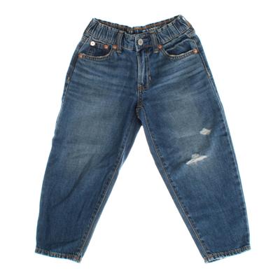 Hochsitzende Barrel-Jeans 813605 Mädchen