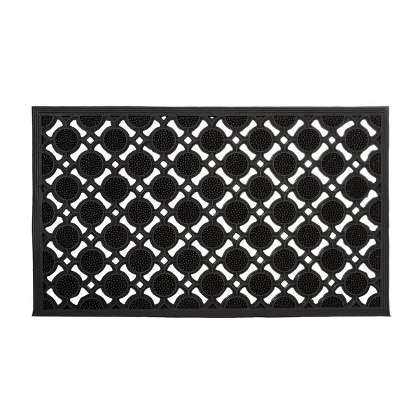 relaxdays Fußabtreter Gummi 75 x 45 cm, 75 cm Image