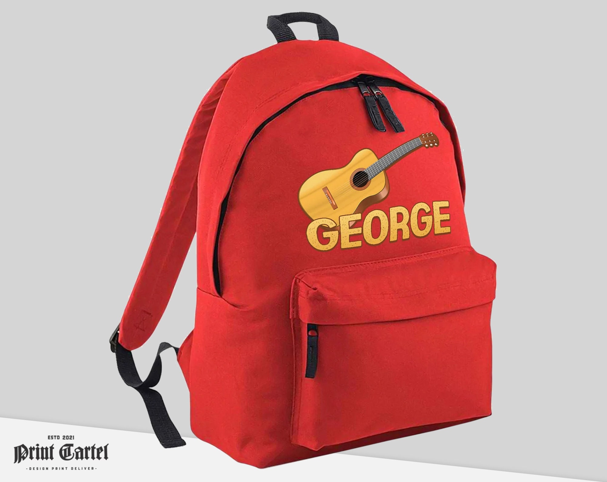 Zaino per chitarra personalizzato, Zaino scolastico personalizzato, Zaino personalizzato, Zaino bambino, Zaino bambino, Zaino per bambini, Zaino per b
