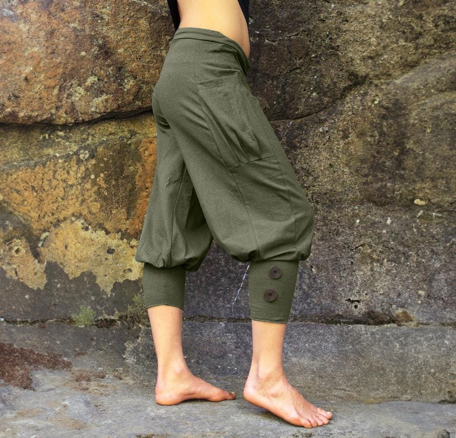 Pantaloni da yoga - Pantaloni da donna - Pantaloni da donna - Pantaloni da festival - Pantaloni da yoga corti - Capri da yoga - Pantaloni da donna car